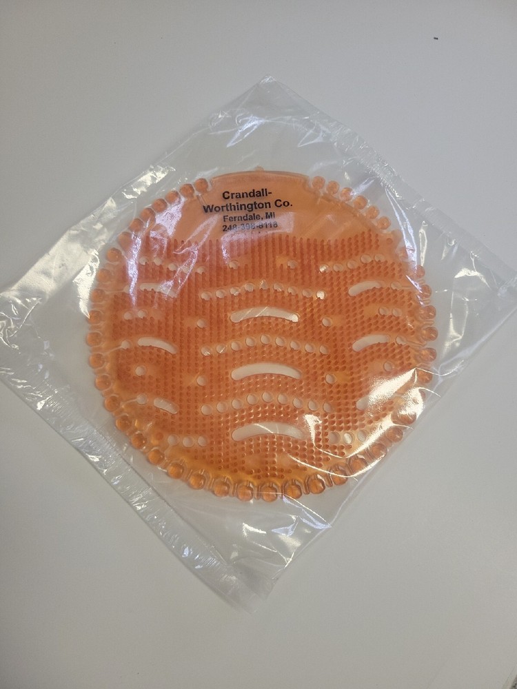 The Wave Urinal Screen & Deodorizer Pads with Date Tabs 10-Pack Enzymatic Tech