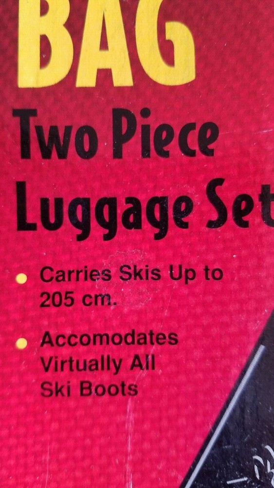 NEW IN BOX Vintage Premier Valise Ski & Boot Bag Set