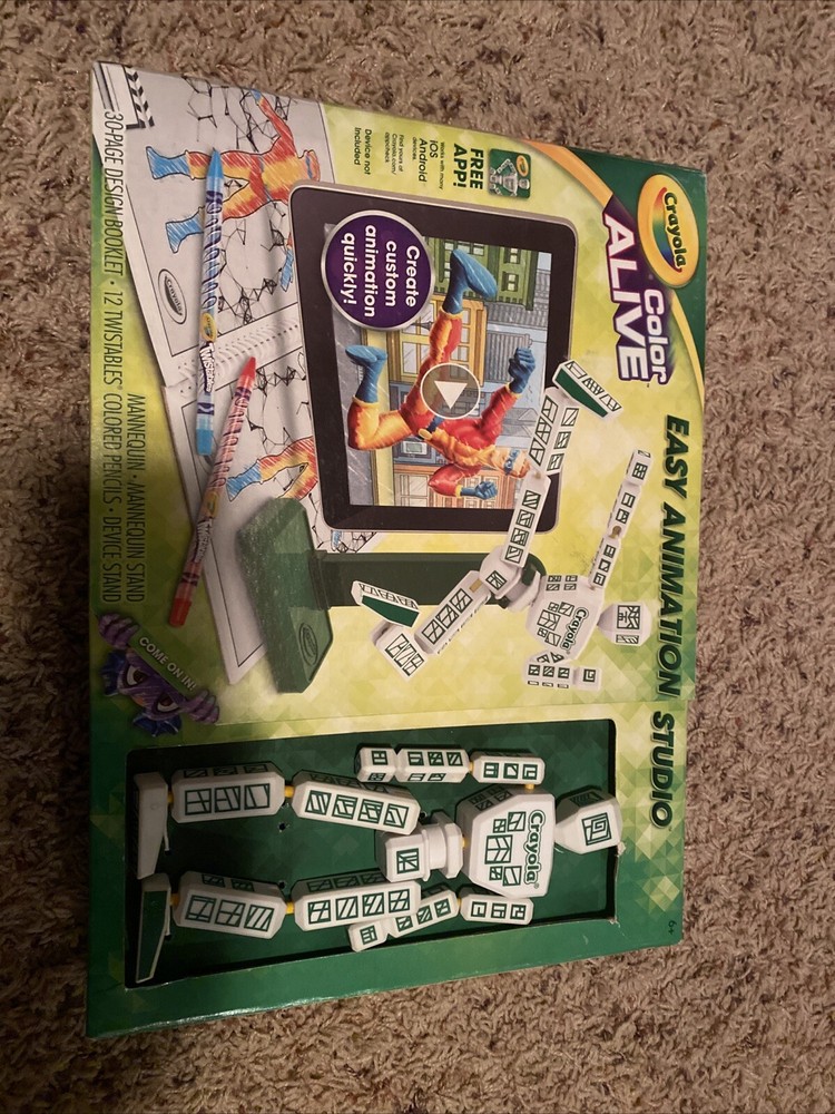 Zu3D Complete Stop Motion Animation Kit Plus Crayola Easy Animation Studio