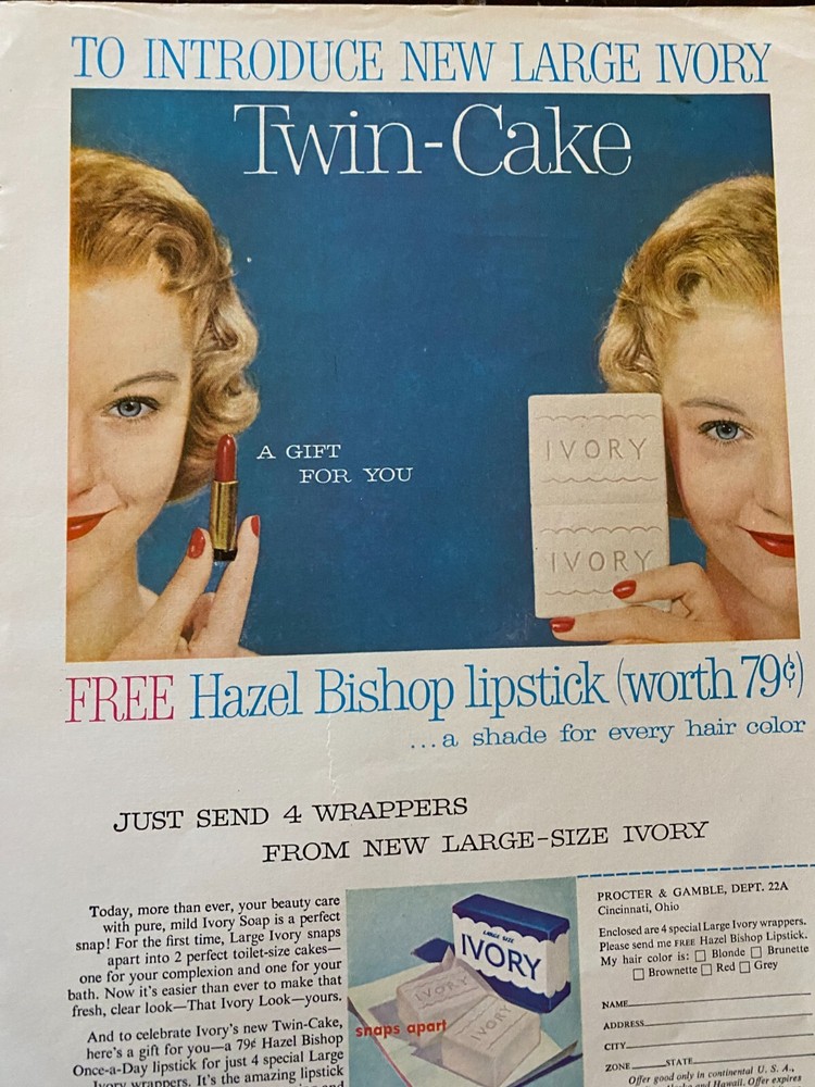 Ivory Soap, Full Page Vintage Print Ad