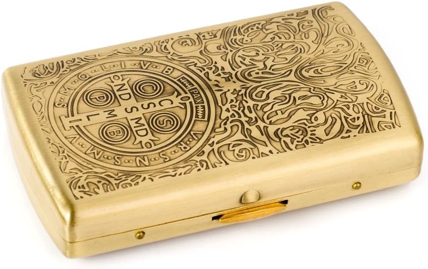 Constantine Cigarette Case With Design By Team Pistol Holds 12 Cigarettes, NIB