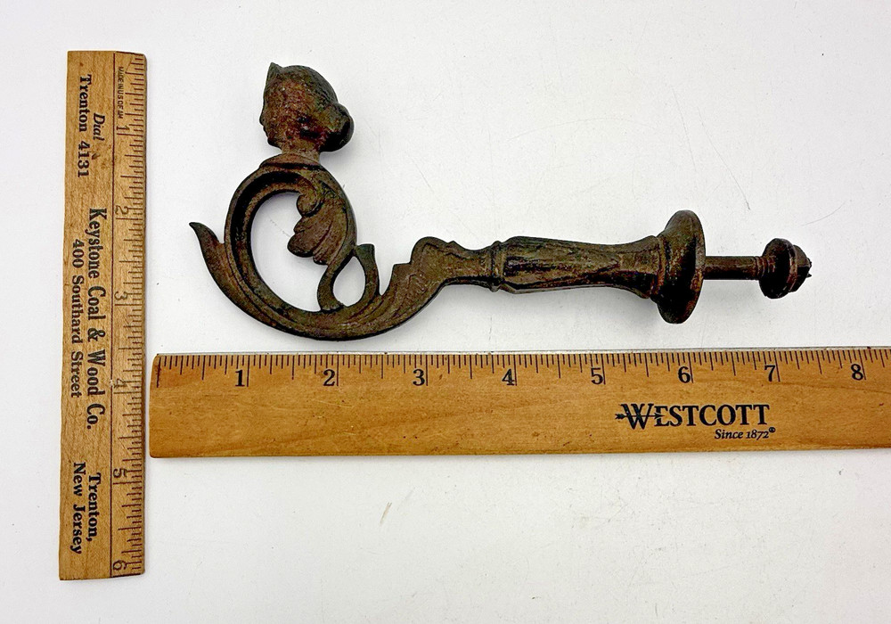Victorian Figural Cast Iron Hook /Curtain tie back