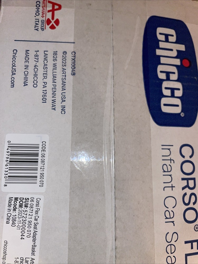 CHICCO CORSO FLEX INFANT CAR SEAT ADAPTER BASKET FOR CORSO FLEX STROLLERS