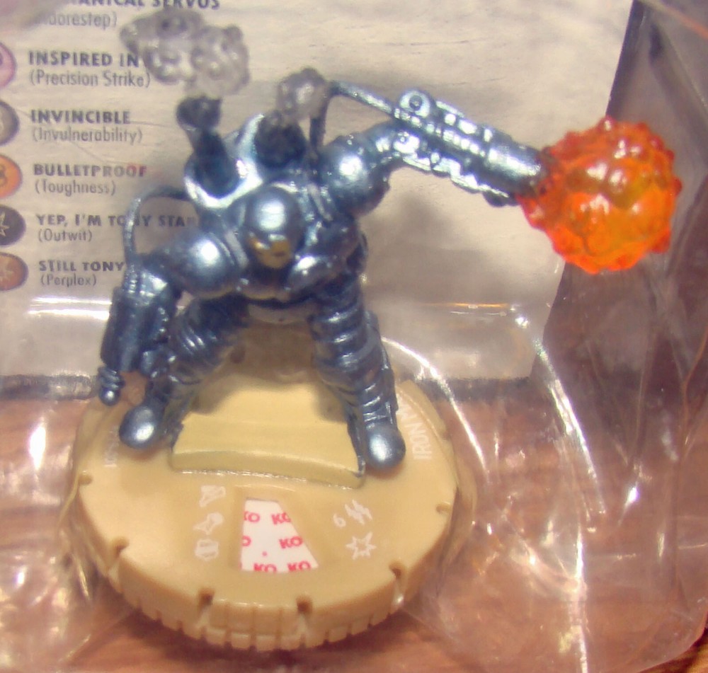 2x Sealed MARVEL 1872 HEROCLIX MINI 2” IRON MAN 2019