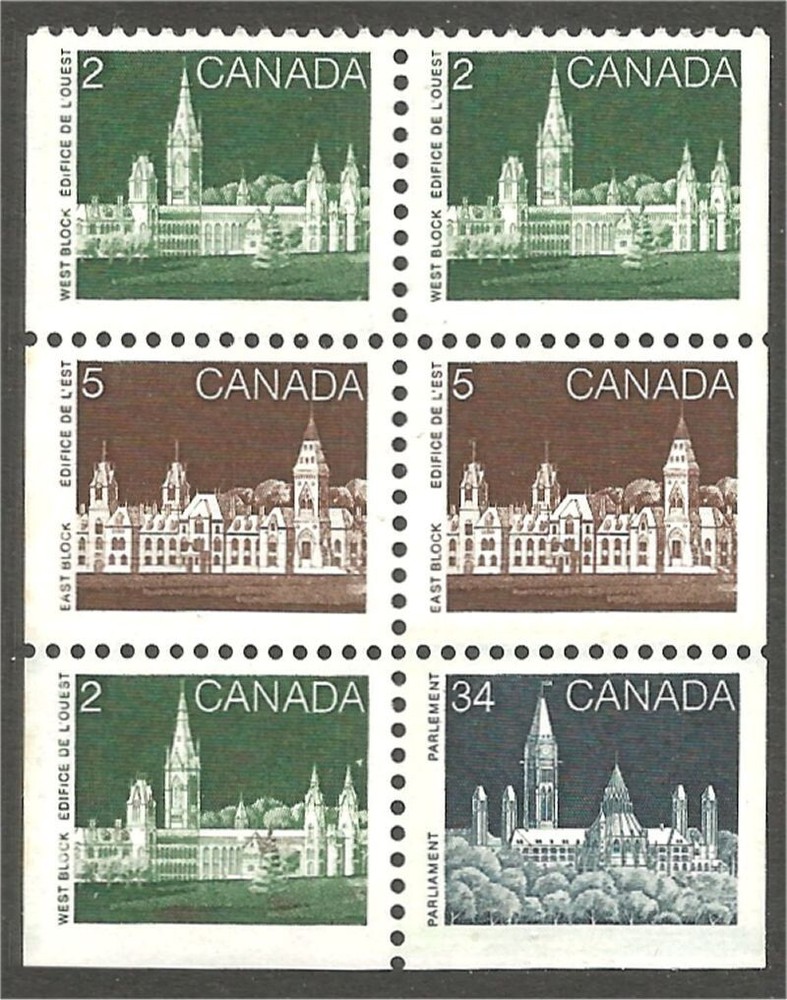Canada  947a booklet pane MNH **
