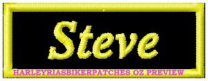 CUSTOM/MADE TO ORDER .... 1 or 2 WORD BIKER PATCH with BLACK BACK GROUND