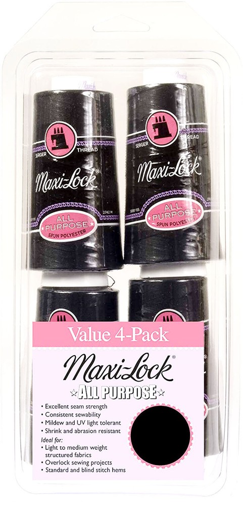 Value 4-Pack American & Efird Maxi-Lock All Purpose Thread Spool Pack Colorful