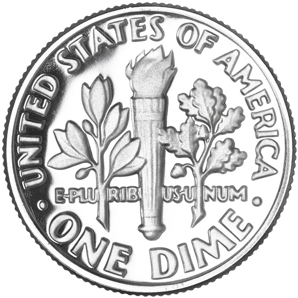 1984 S Roosevelt Dime Gem DCam Proof CN-Clad