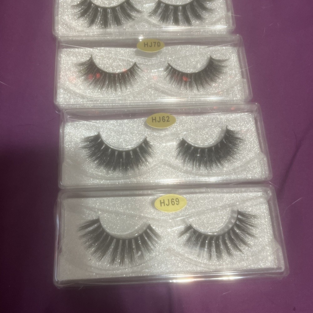 7 Pairs of False Eyelashes Mixed Assortment