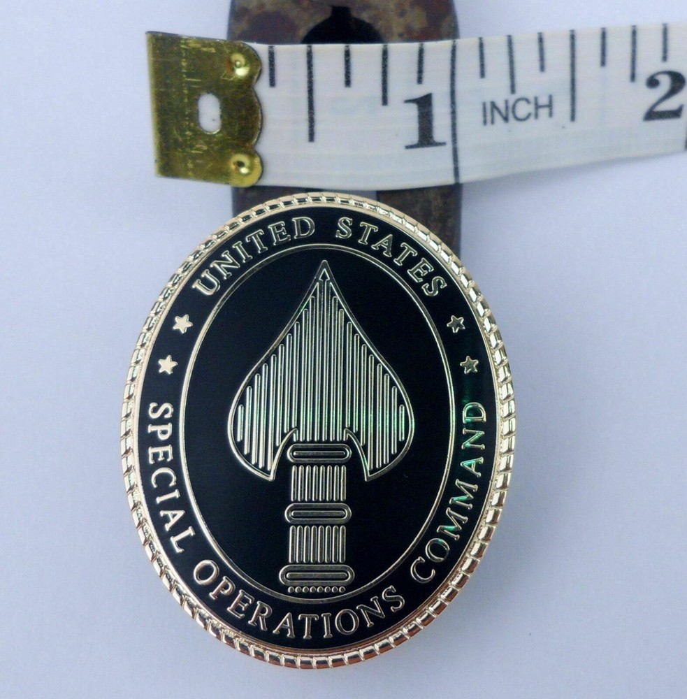 US Special Operations Command Badge Pin Ussocom Insignia Outdoors Military