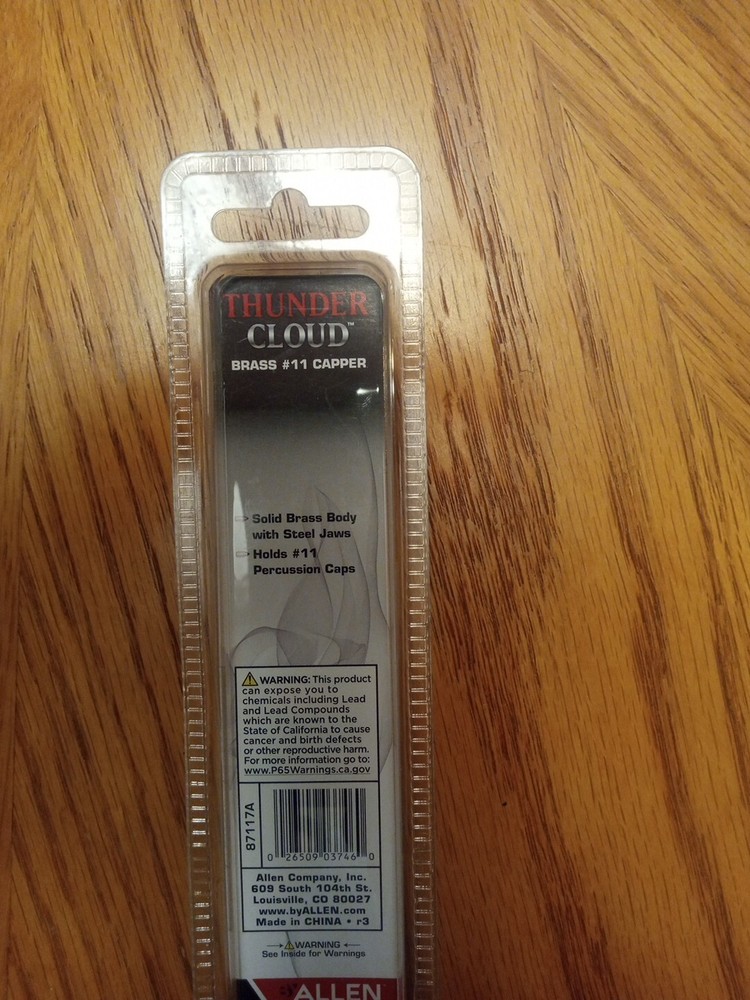 Black Powder Accessories Brass #11 Capper Muzzleloaders In-Line Thunder Cloud®