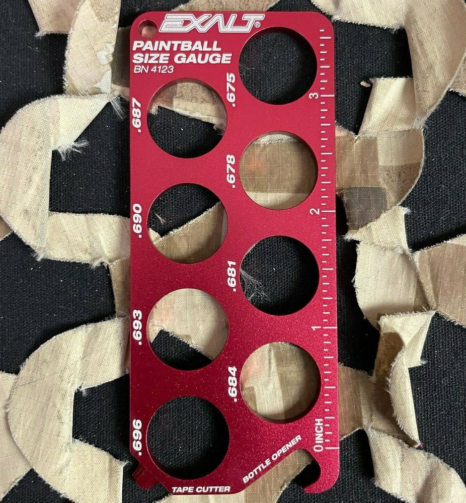 NEW Exalt Ball Sizer - Red