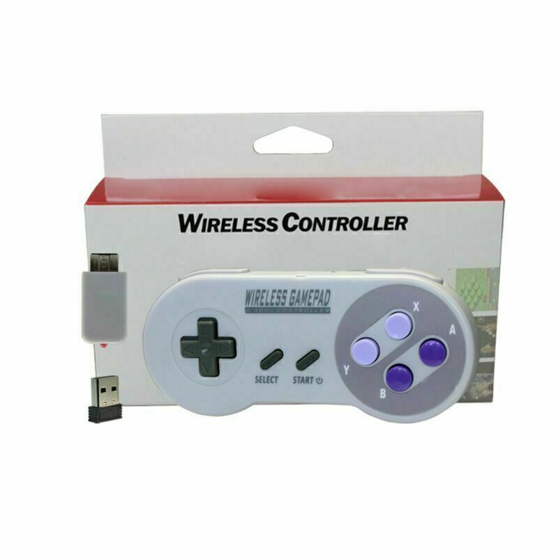 For Super SNES Classic Mini Game Console Wireless Gamepad Controller Accessories