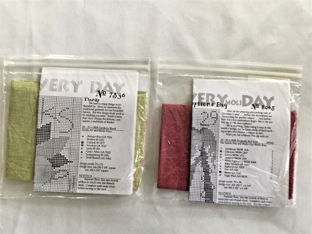 12 ~ Just Another Button Company Months Stitch Every Day ~Pattern Buttons Fabric