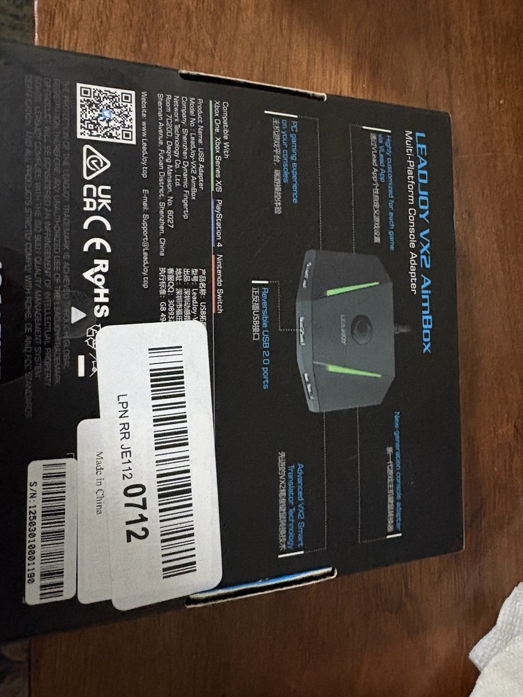 LeadJoy VX2 AimBox Multi-Platform Console Adapter See Description