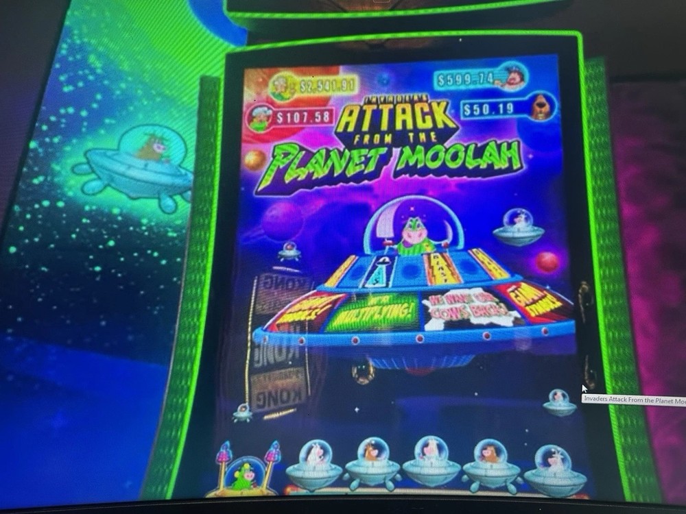 INVADERS  ATTACK  FROM  PLANET Scientific Games L&W  A1F7 SOFTWARE LOADER ONLY