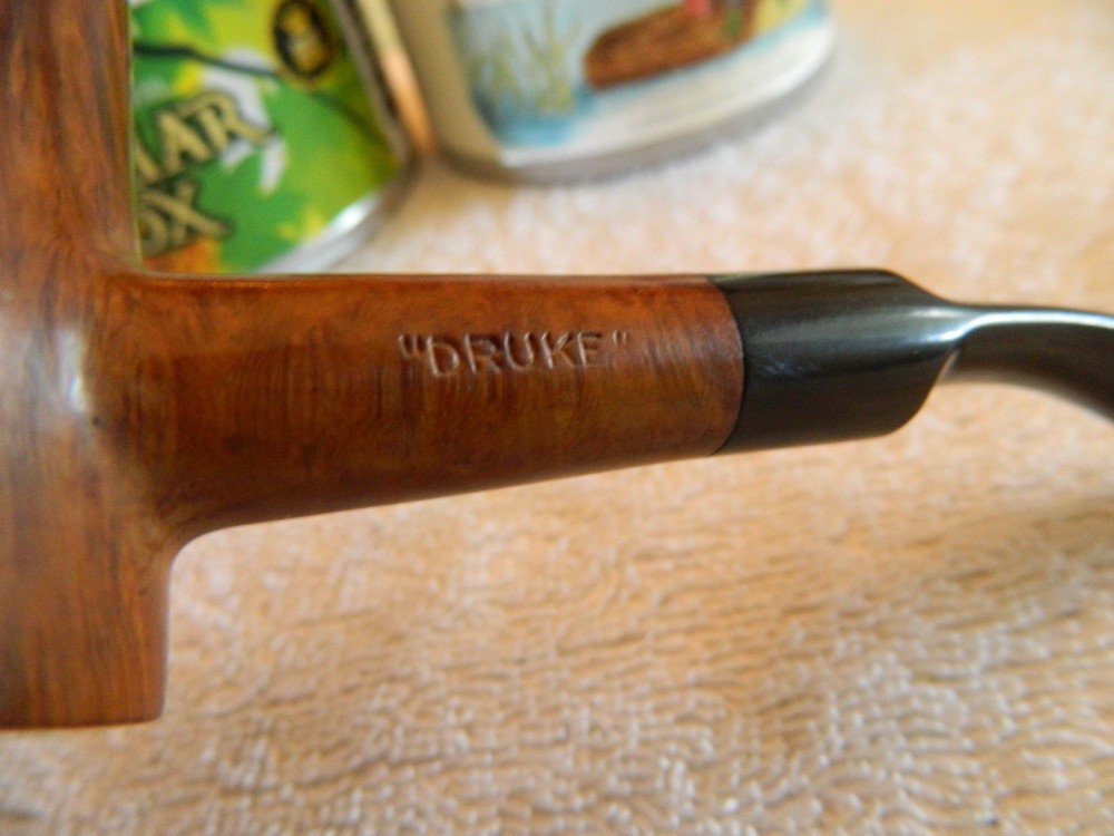 ESTATE PIPE "DRUKE" STACK WITH BENT STEM,MDE IN ENGLAND 2. USED