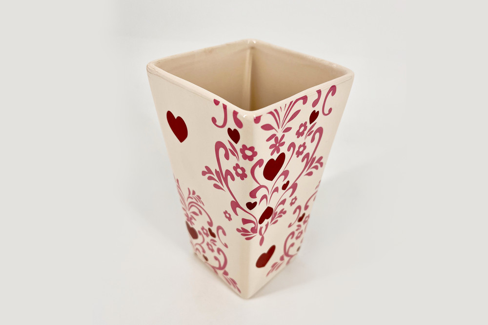 Ceramic Heart Vase