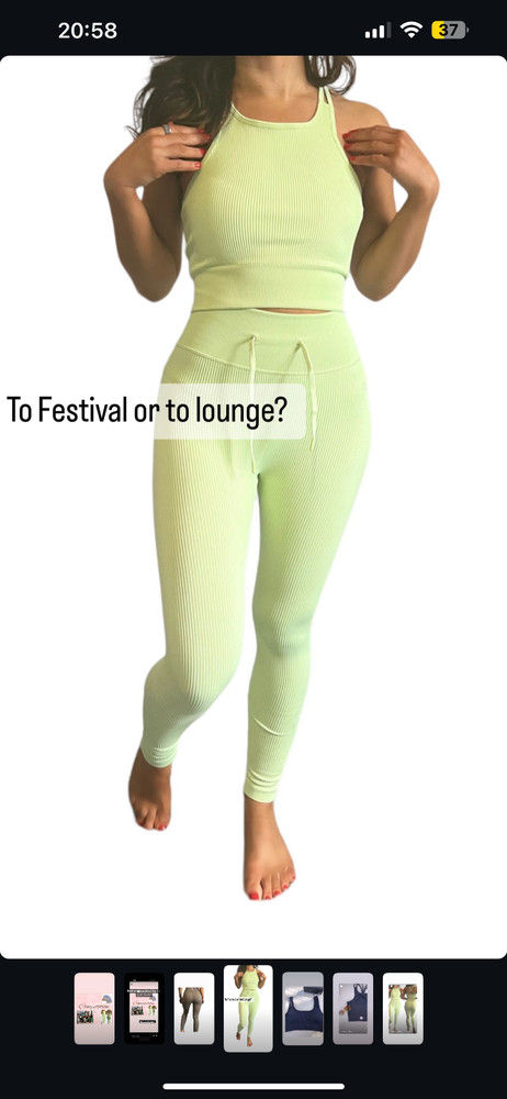 LM loungewear Mint Green