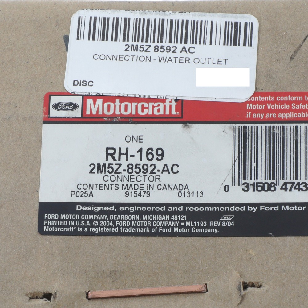 Genuine Ford 2001-2003 Focus Thermostat Asembly With Temp Sensor 2M5Z-8592-AC