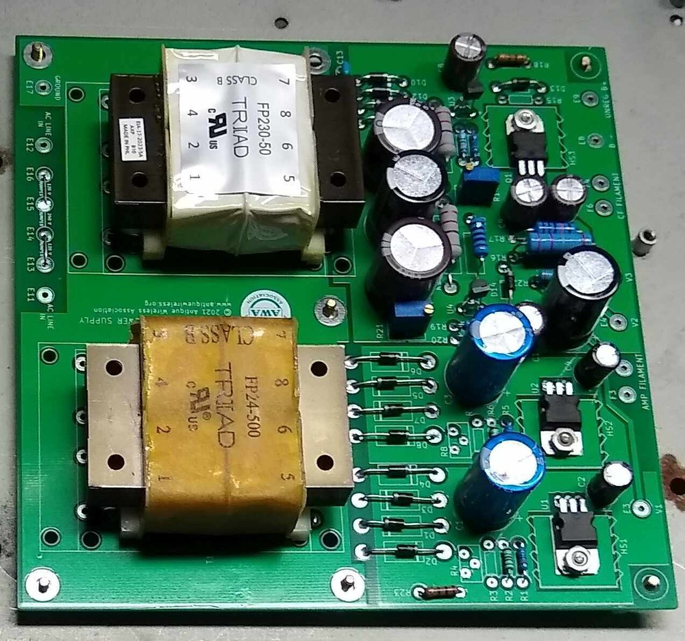 Universal Preamp Power Supply - Bare PCB - Tube Amplifier