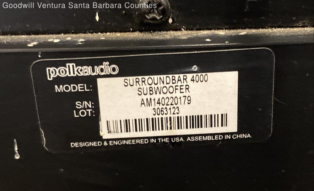 Polkaudio Subwoofer 4000