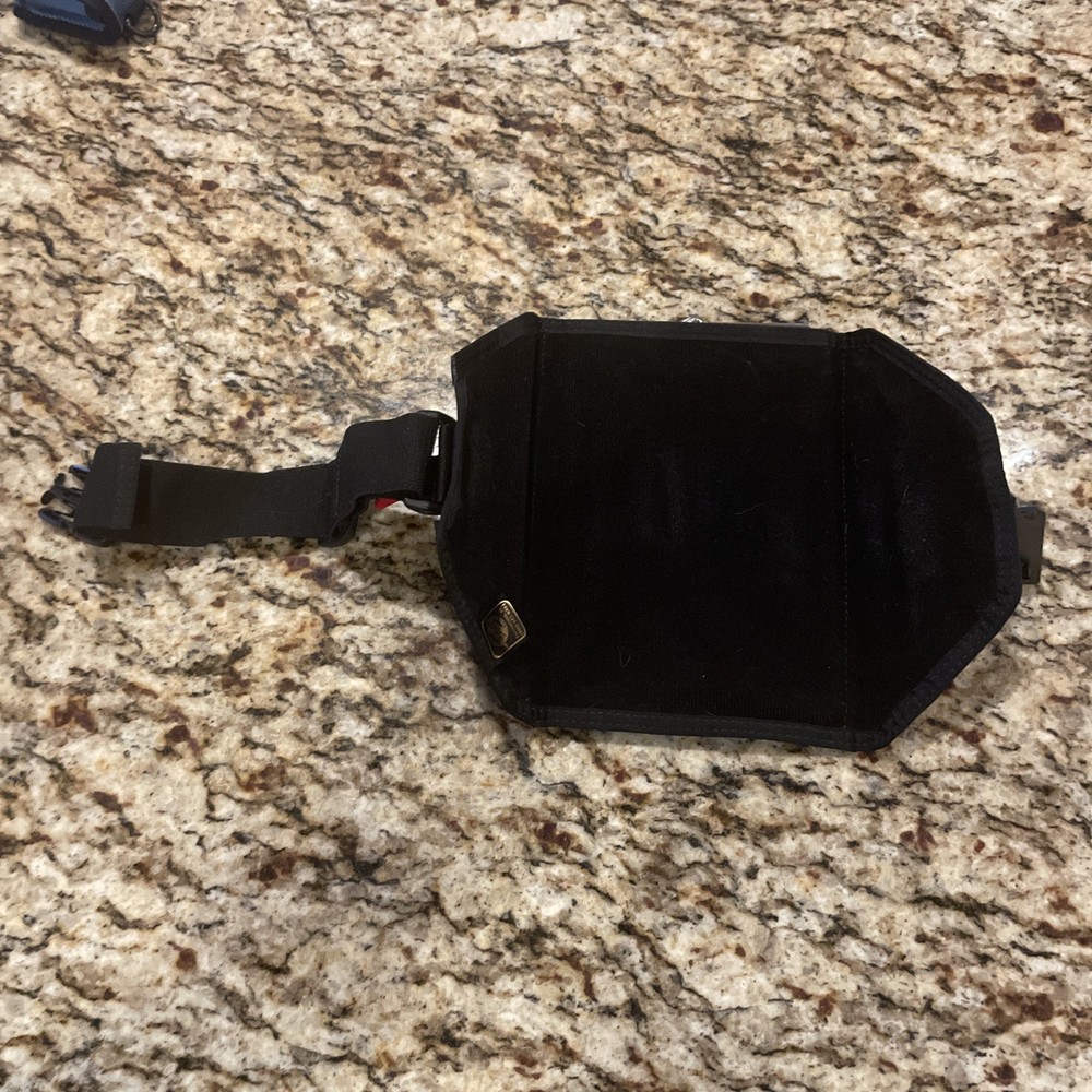 USN/USMC issue Pilot Kneeboard W/ Leg Strap, Black