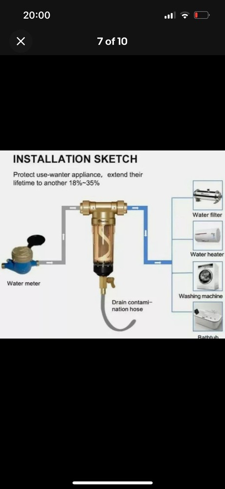 Wheelton Security Waterways Protector WWP-02S sediment prefilter