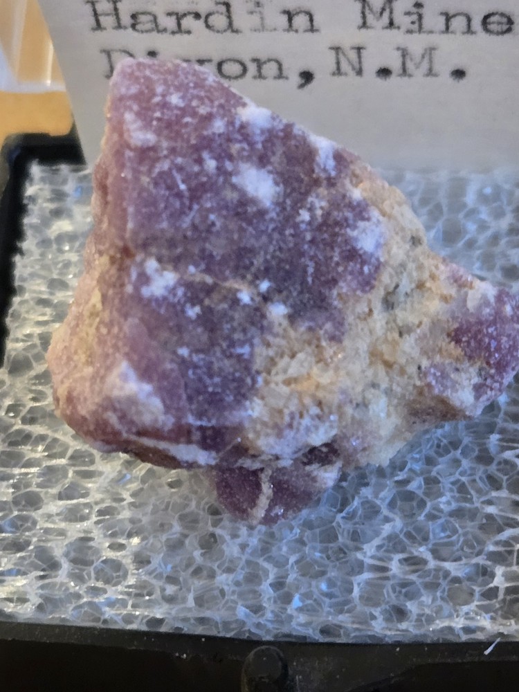 Beautiful Lepidolite thumbnail specimen