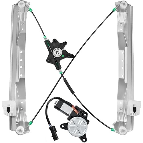Front Driver Side Power Window Regulator with Motor (6 Front Driver With Motor
