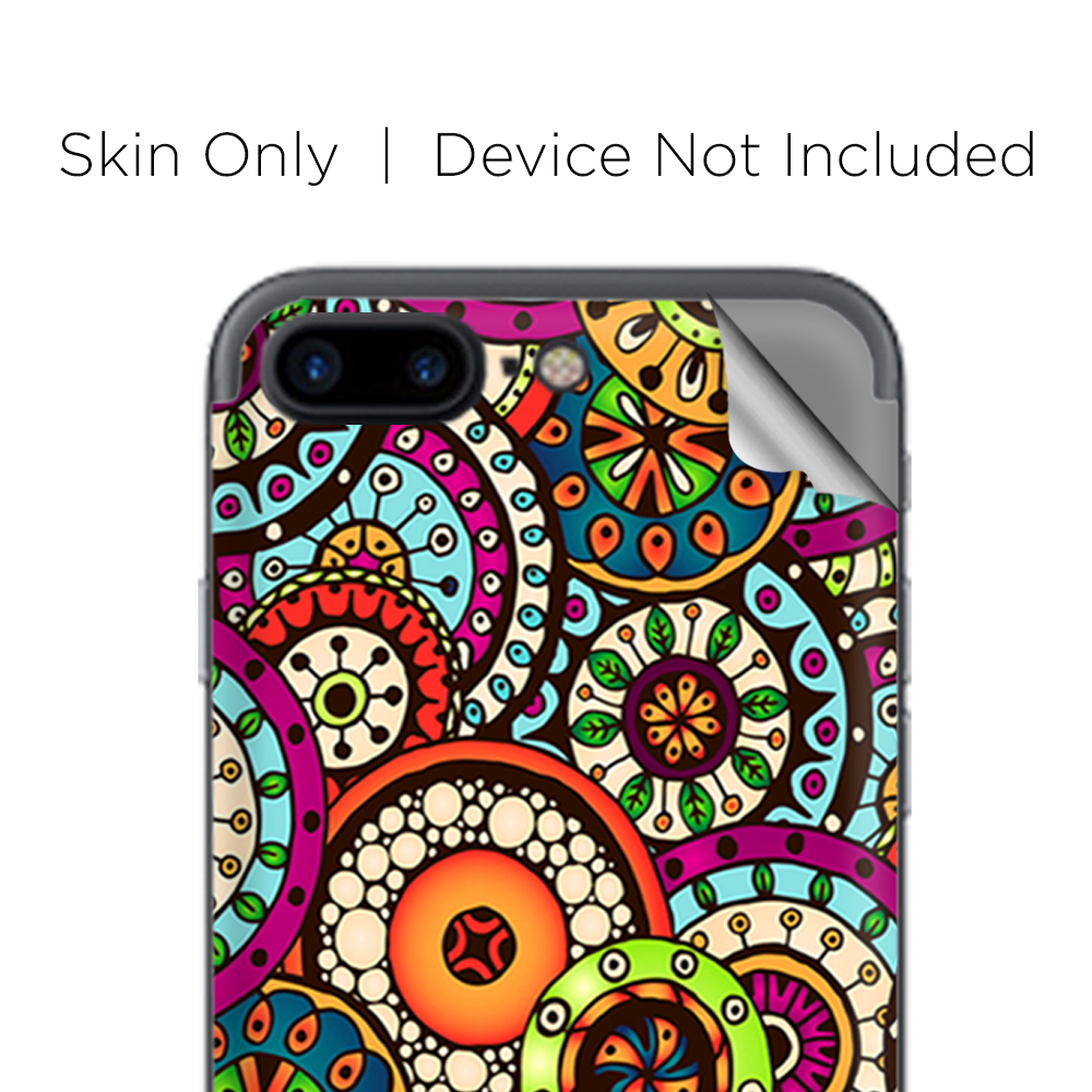 Apple iPhone 7 / 8 Plus Skins Decal Wrap Ethnic Circles Pattern