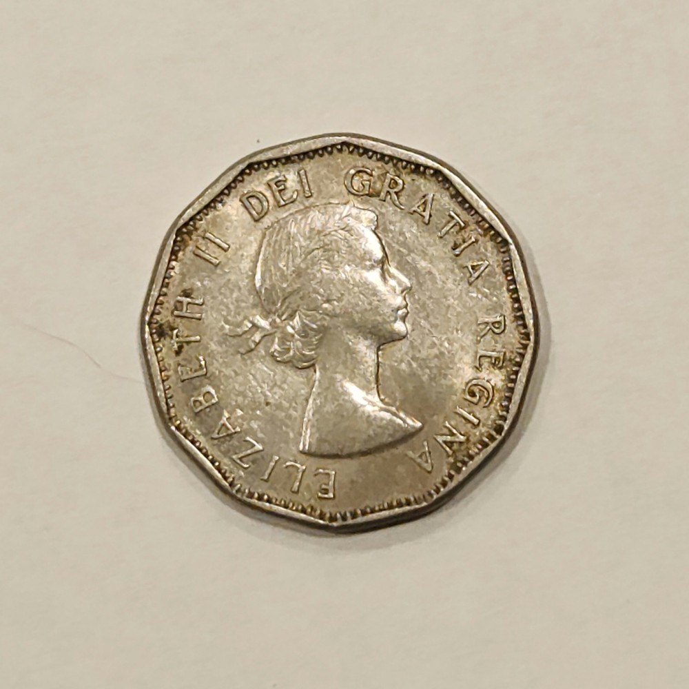 1959 Canada 5 Cent World Coin