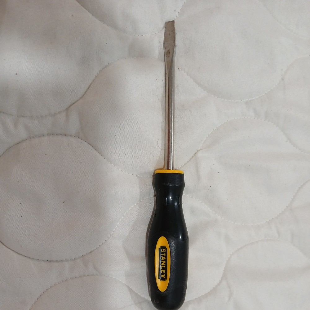 SCREWDRIVER - FLAT TIP - STANLEY