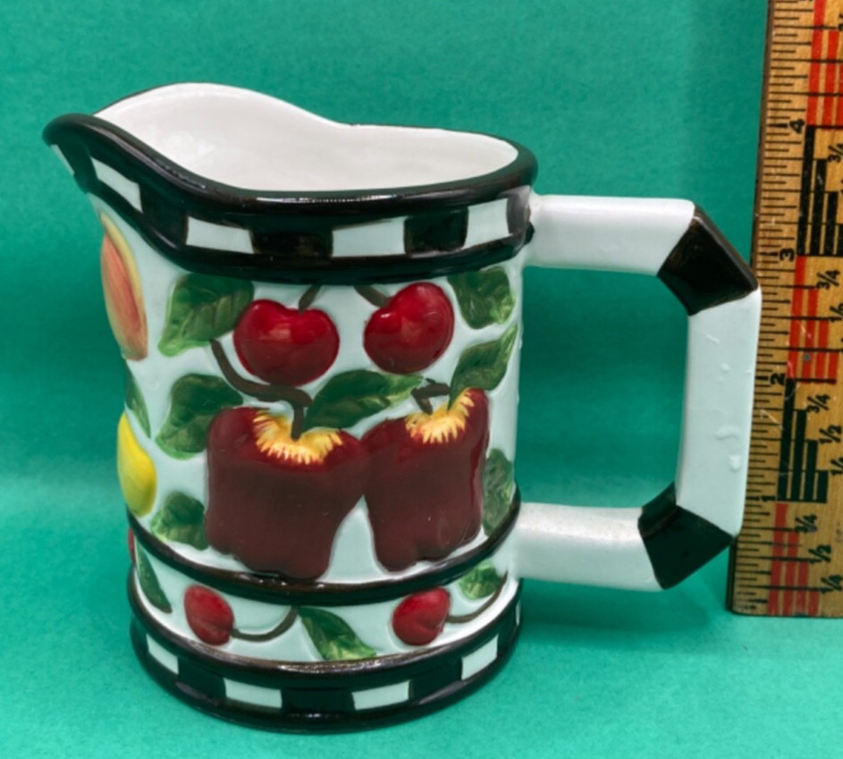 Ceramic Mixed Fruit Table Top Creamer