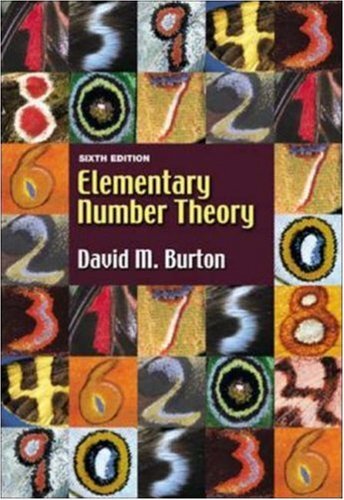 Elementary Number Theory  by David Burton