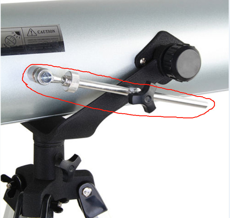 Elevation angle adjustment rod for 76700 reflector