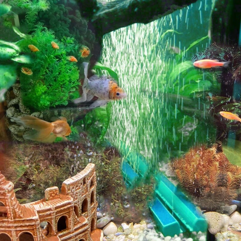 Fish Tank Stone Bars Aquarium ,Air Stone Bar Hydroponics With Connectors 4-16 In