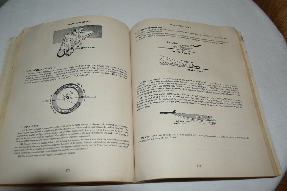 Vintage 1981 AIRMAN'S INFORMATION MANUAL BASIC FLIGHT Info Airplanes Aviation