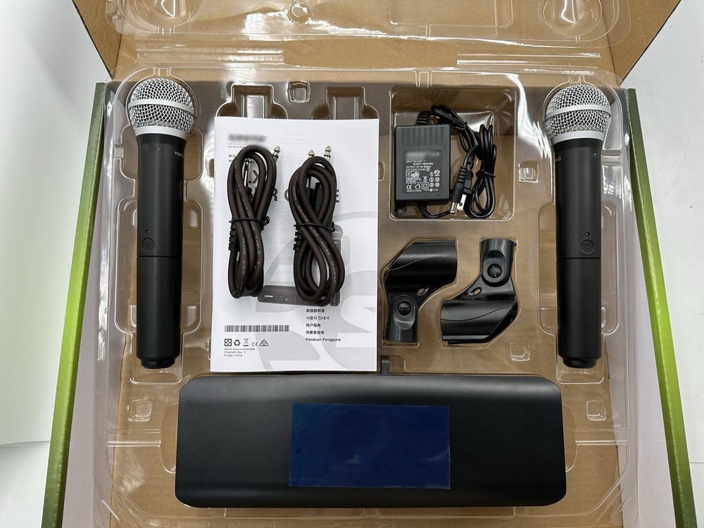 NEW BLX288/PG58 Handheld Wireless Microphone System Come with2 Microphone