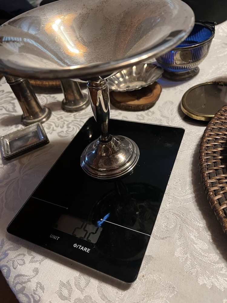 Weighted Sterling Silver Compote AS IS 252 Grams