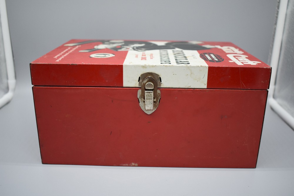Skil Craft Binocular Microscope Metal Tin Box- No microscope- No B-13