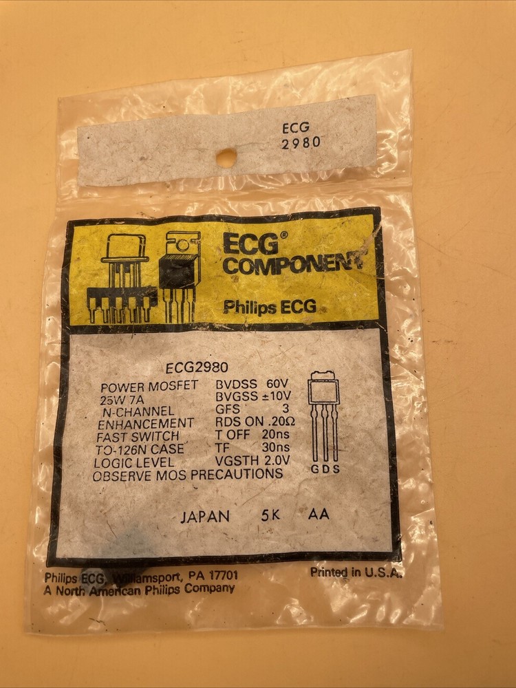 PHILLIPS ECG COMPONENT ECG 2980