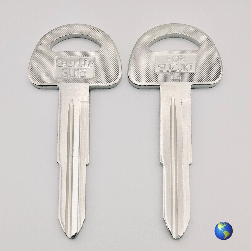 SU15 Key Blanks for Various Models by Suzuki (3 Keys)