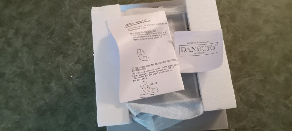 Things Remember, Danbury Marble Rotating World Clock