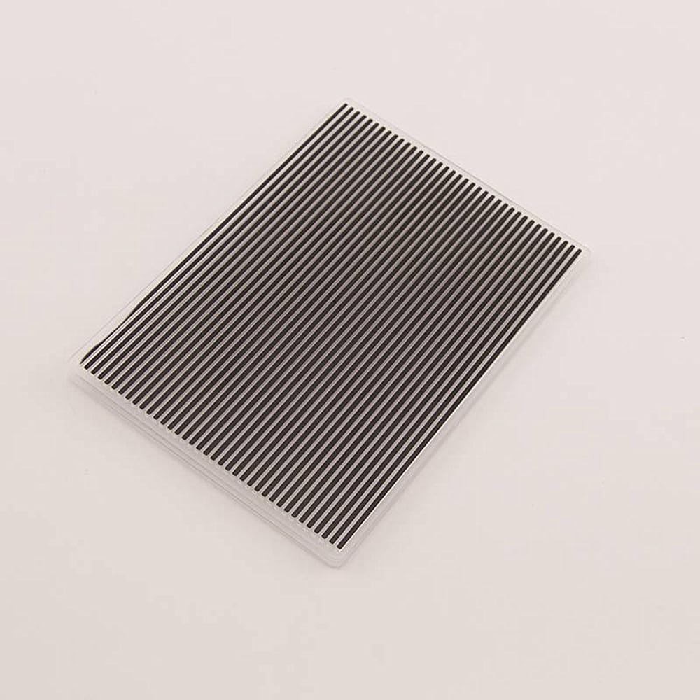 Stripe Background Pattern Plastic Embossing Folder, 3D Textured Impressions W...