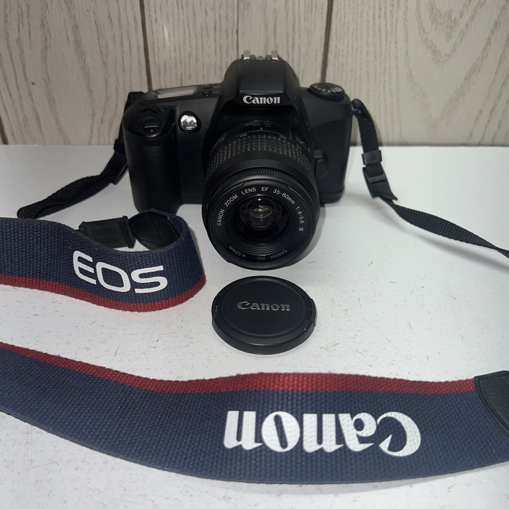 Canon EOS Camera 35-80 mm & Strap Not Tested