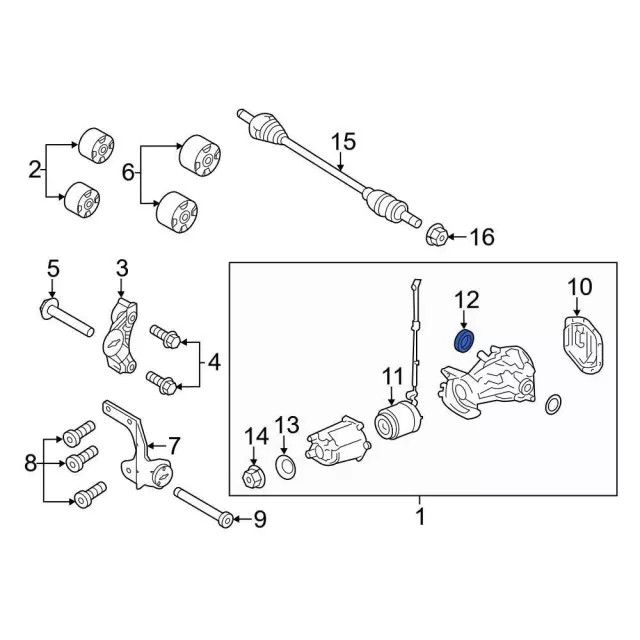 Genuine Ford Seal 5L8Z-4B416-AA