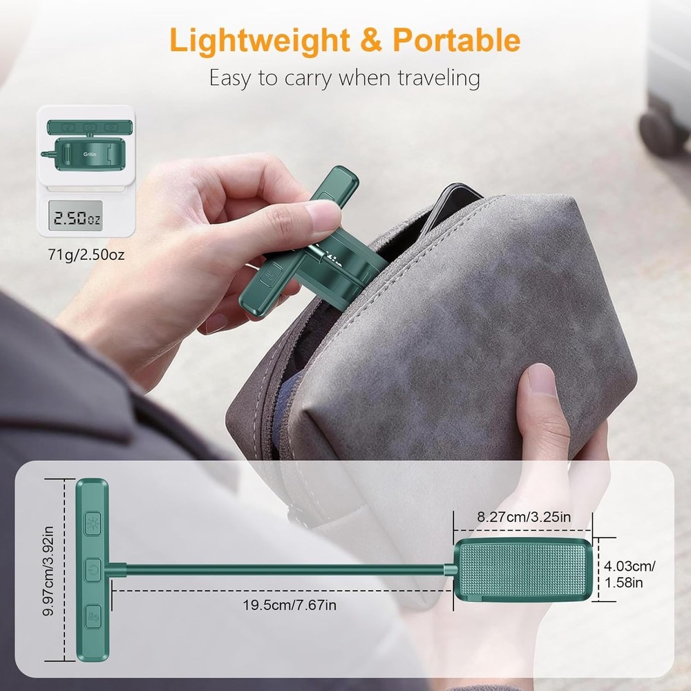 19 LED Rechargeable Book Light for Reading in Bed with Memory Function- Eye Cari