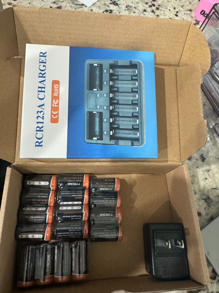 tyrone 123A Rechargeable Lithium Battery