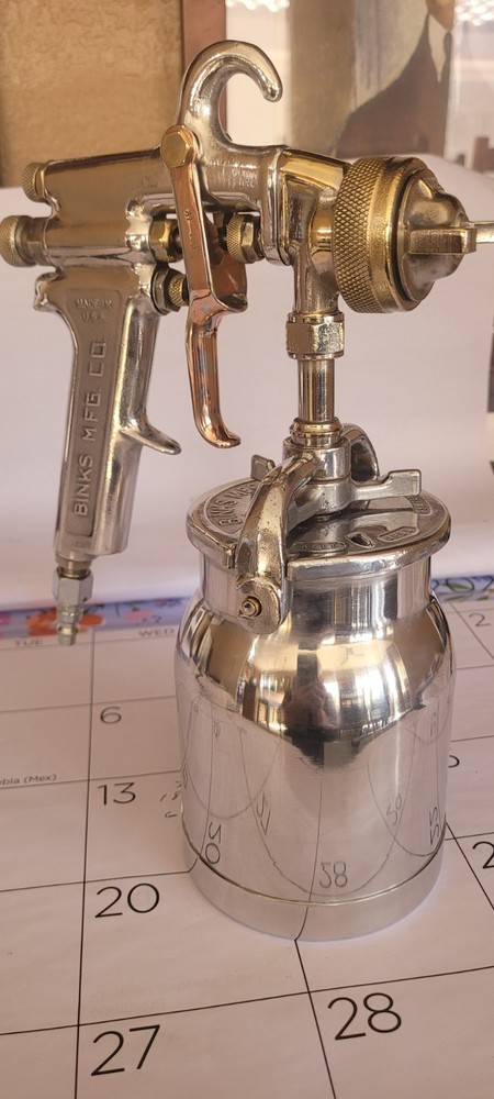 Binks Model 7 Spray Gun w/ Stainless Paint Cup.